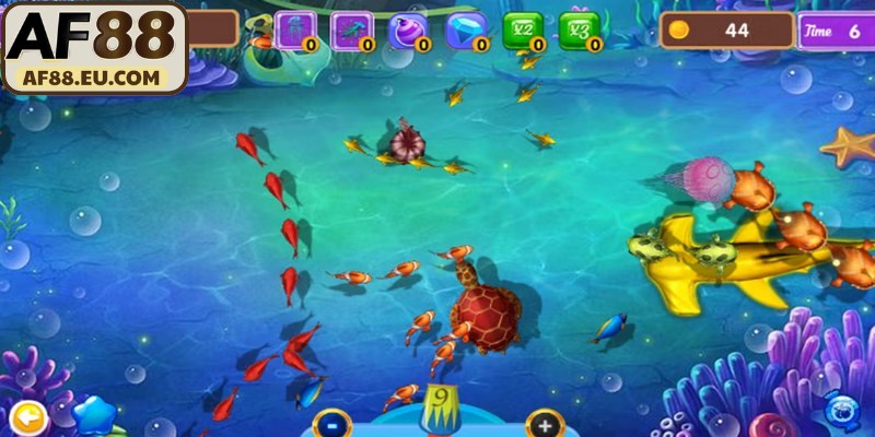 Hệ thống sinh vật biển vô cùng phong phú với các mức thưởng lớn
