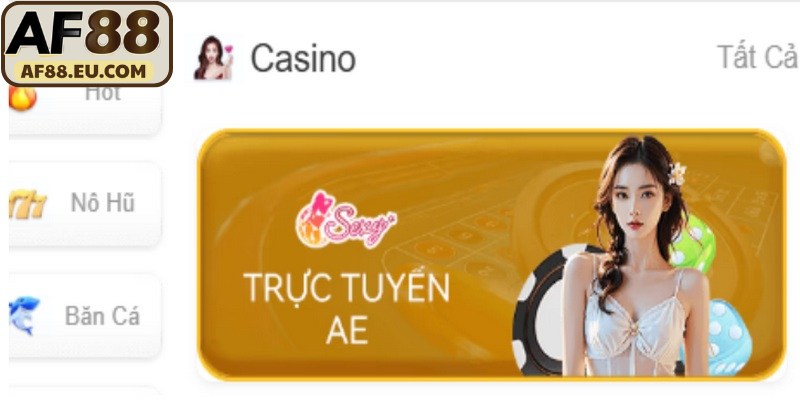 Live Casino AF88 – nền tảng giải trí sòng bạc trực tuyến hàng đầu